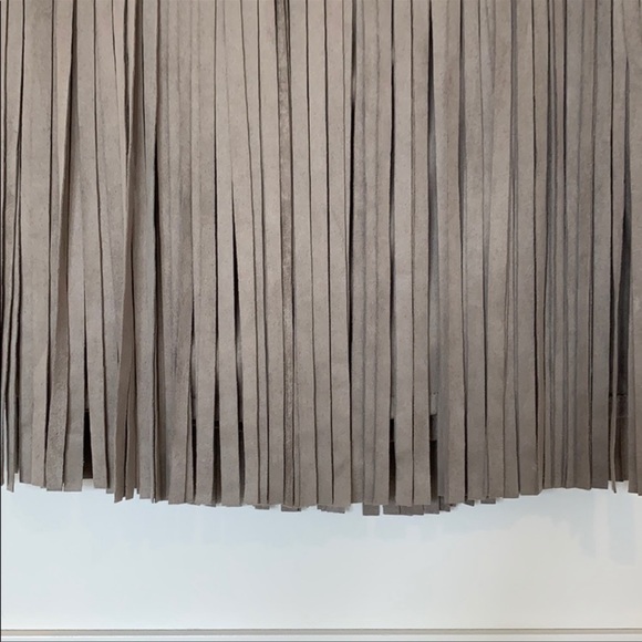 BB Dakota fringe suede skirt 0 - Picture 6 of 7
